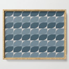 Abstract Patterned Shapes LI Serving Tray