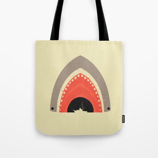 Great White Bite Tote Bag