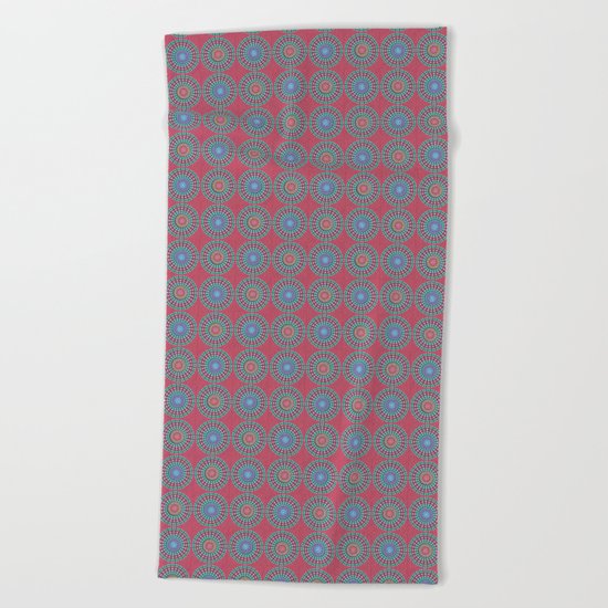 Spinners Pattern Beach Towel