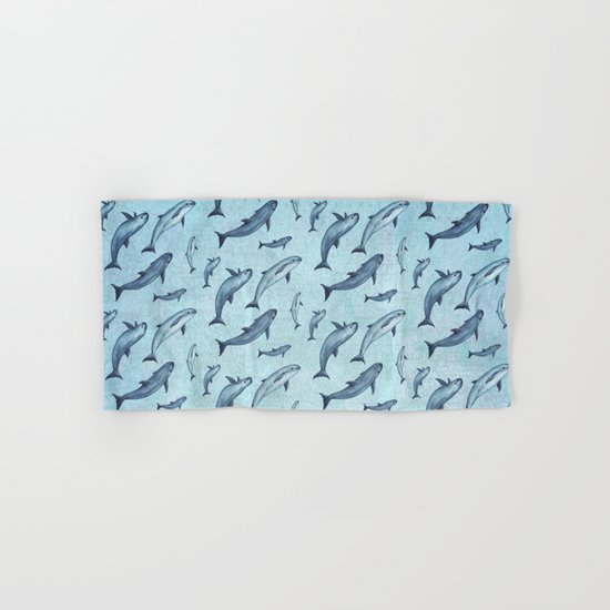 Pattern: Sea of Vaquita Hand & Bath Towel