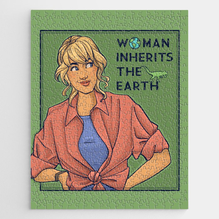 Woman Inherits the Earth Jigsaw Puzzle