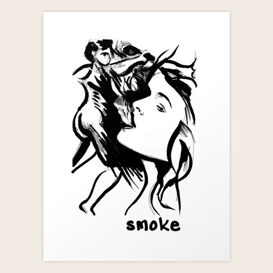 Smoke Art Print