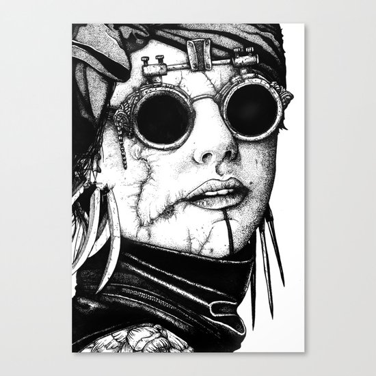 The Glasses. Canvas Print