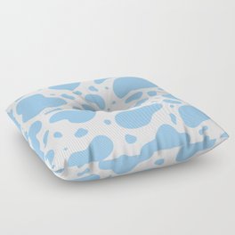 Blue cow print Floor Pillow