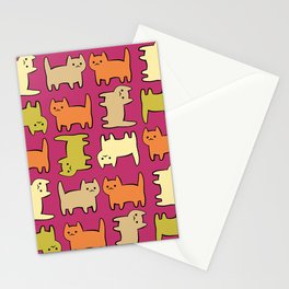 Cartoon Kitties Stationery Cards