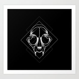 Cat Skull Art Prints For Any Decor Style Society6