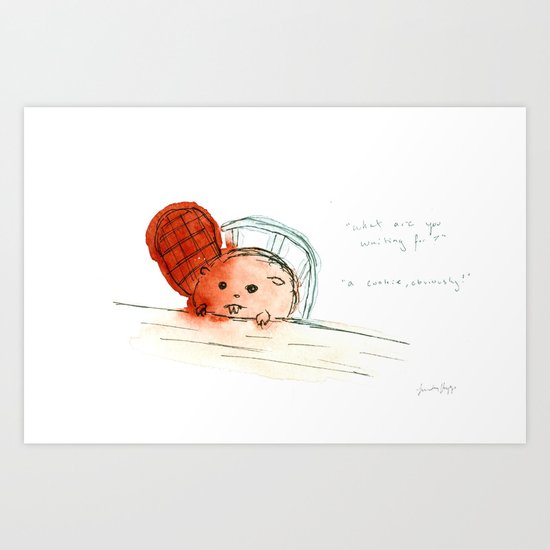 obviously. Art Print