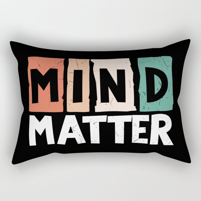 Mind Over Matter Rectangular Pillow