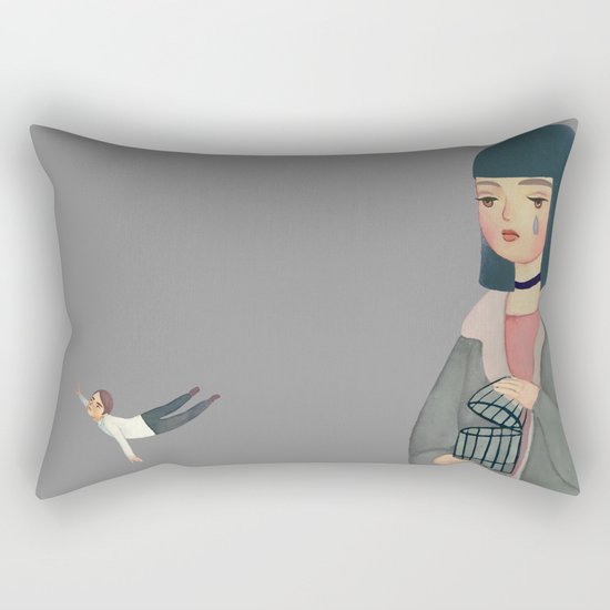 Hard to Let Go Rectangular Pillow
