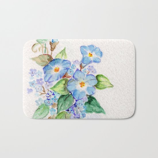 Heavenly Blues Bath Mat
