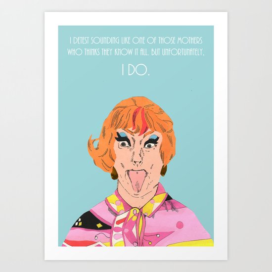 Happy Mother's Day from Endora Art Print