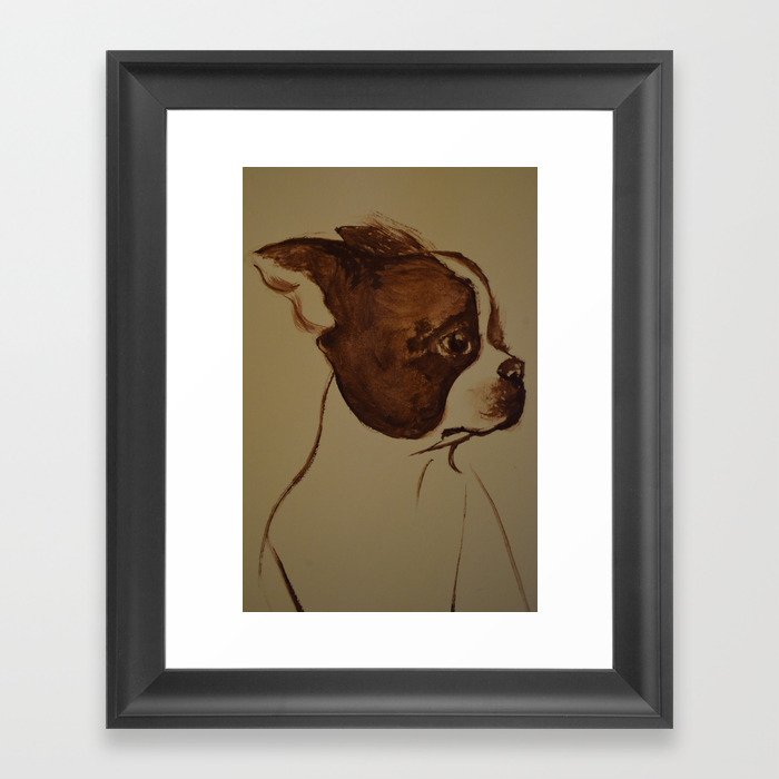 dog Framed Art Print