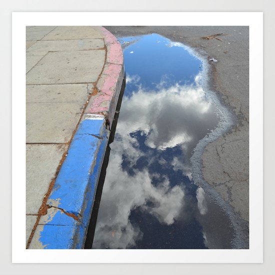 We finally got some rain Art Print