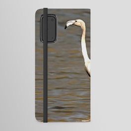 Perfection Takes Time Flamingo Fledgling Art Android Wallet Case