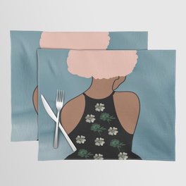 Woman At The Meadow 26 Placemat