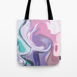 Pastel colors marble Tote Bag