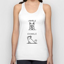 Inhale Exhale Frenchie Tank Top