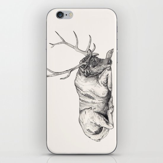 Stag // Graphite iPhone & iPod Skin