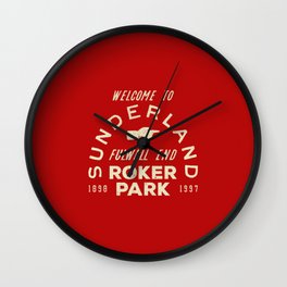 Roker Park Football Ground Wall Clock