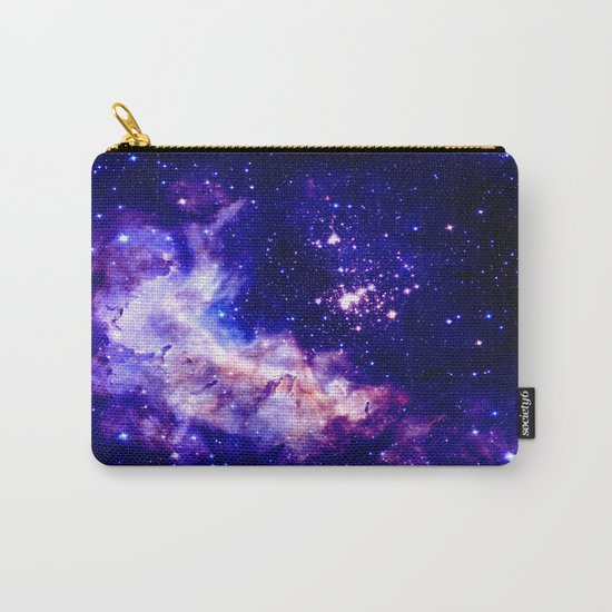 indigo galaxy : Celestial Fireworks Carry-All Pouch