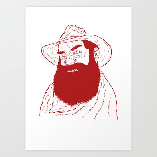 Cowboy Art Print