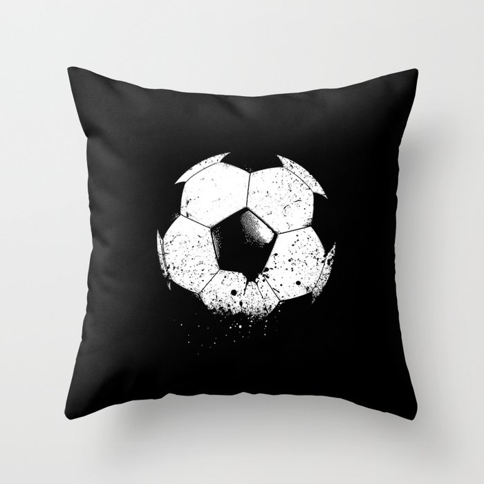 Soccer-Sports-Football-Ball-Goal-Game Throw Pillow