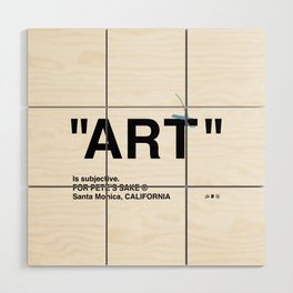 "ART" Wood Wall Art