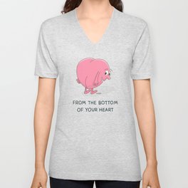 From the bottom of your heart V Neck T Shirt