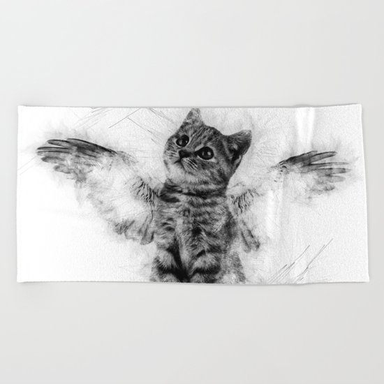 GOLD FISH Beach Towel