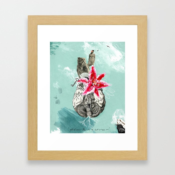 You would Never Know Framed Art Print