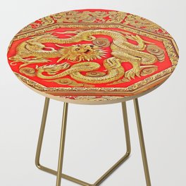 China Dragon Ceiling  Side Table