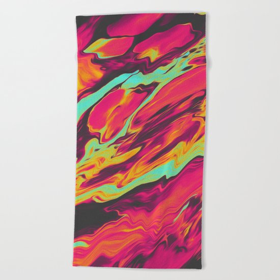 LILAC WINE Beach Towel