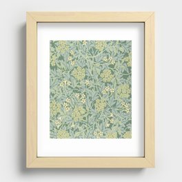 William Morris. Jasmine. Recessed Framed Print