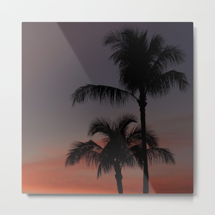 Hawaiian Palm Trees Metal Print