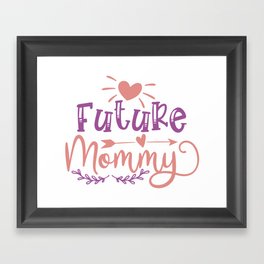 Future Mommy Framed Art Print