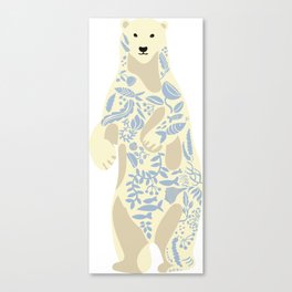 Polar bear - single Canvas Print