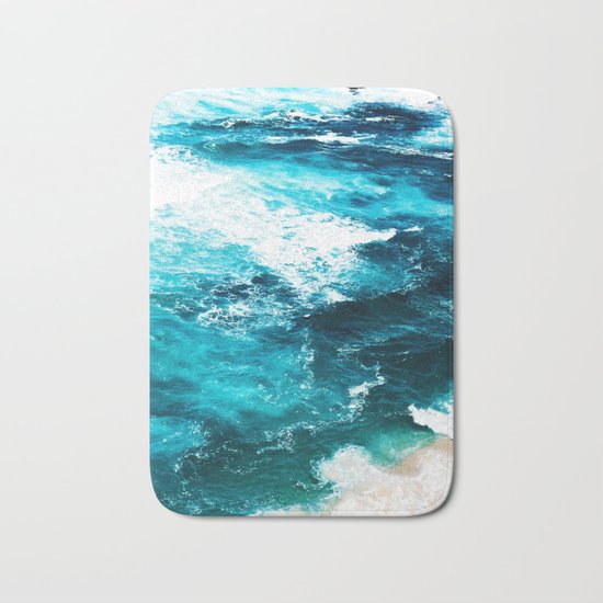 Sea Foam #society6 #decor #buyart Bath Mat