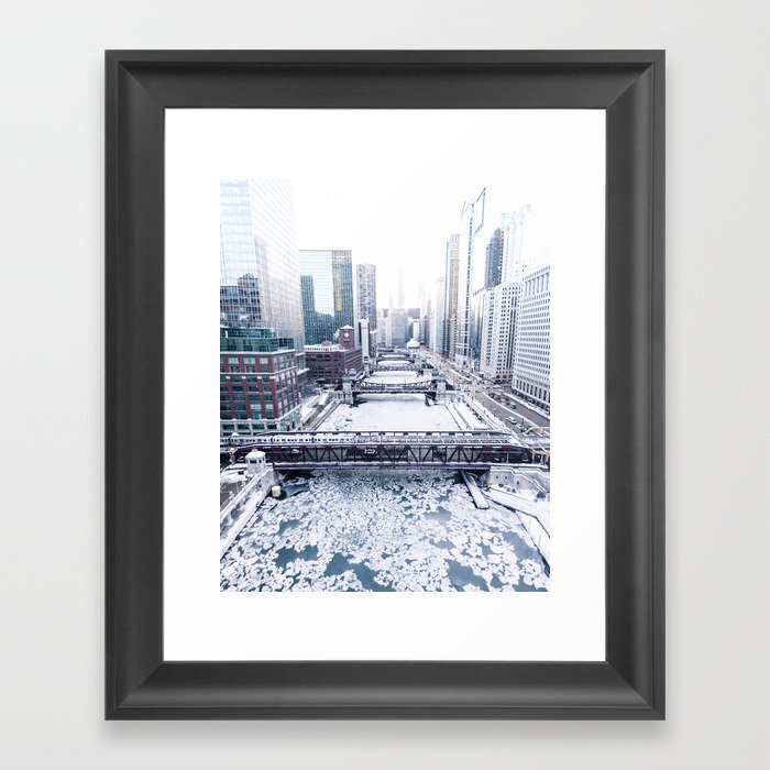 Winter White Framed Art Print