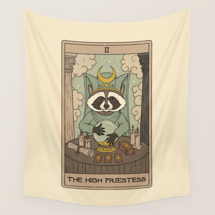 High priestess shop tarot tapestry