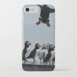 Incoming Puffin - Petit Manan Island, ME iPhone Case