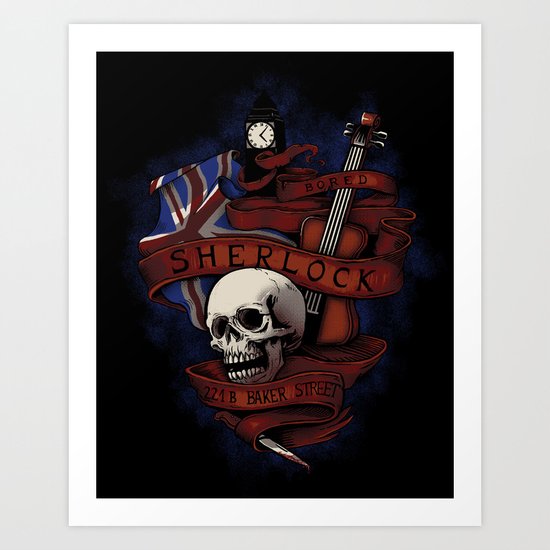 Sherlock Holmes Art Print