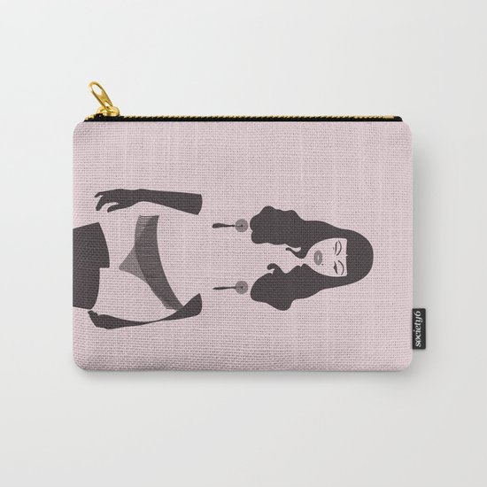 A Wink & A Smile -Vintage Pink Carry-All Pouch
