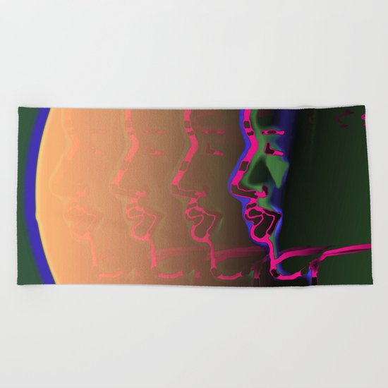 AVATARS / Cloning / Post Biological Era. Beach Towel