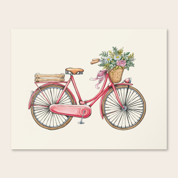 Vintage bicycle Canvas Print by Vitor7Costa Society6