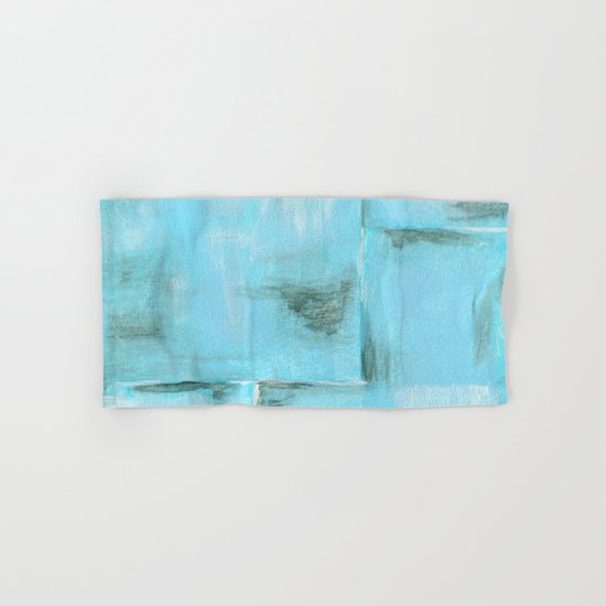 Frost, Abstract Art Painting Hand & Bath Towel