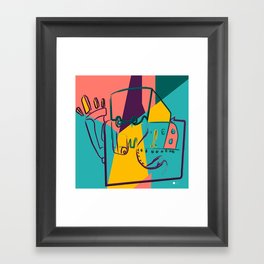 The invisible and the inconceivable Framed Art Print