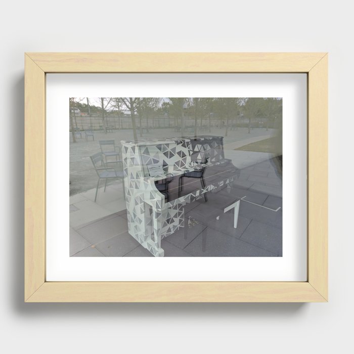 Piano Reflections, Kennedy Center, Washington DC Recessed Framed Print