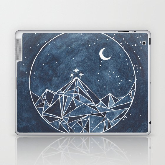 Night Court moon and stars Laptop & iPad Skin