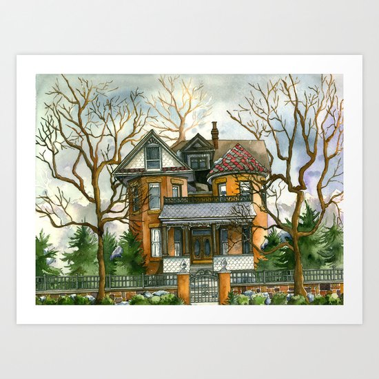 Stormy Skies Art Print