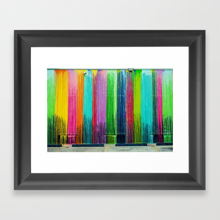 Painted Wall Biscuit Paint Wall Houston Framed Art Print